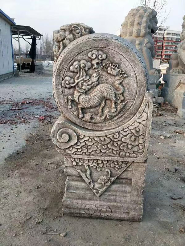 仿古抱鼓石